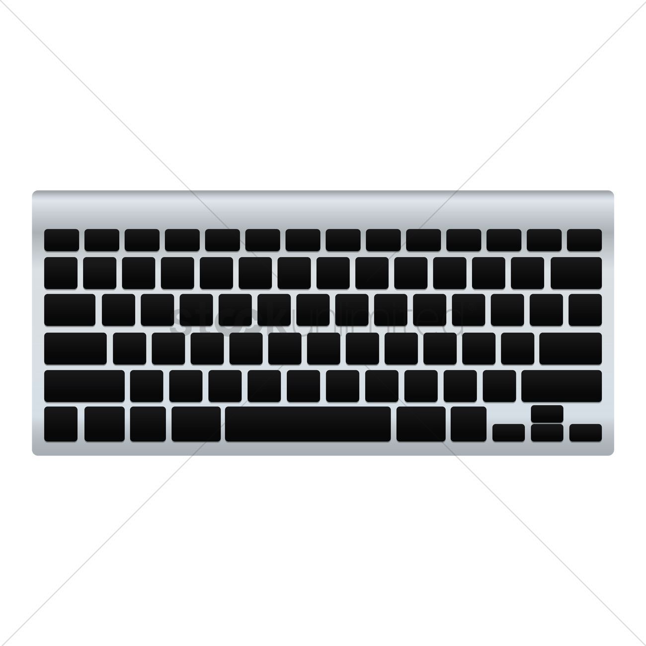 1300x1300 Free Keyboard Vector Image