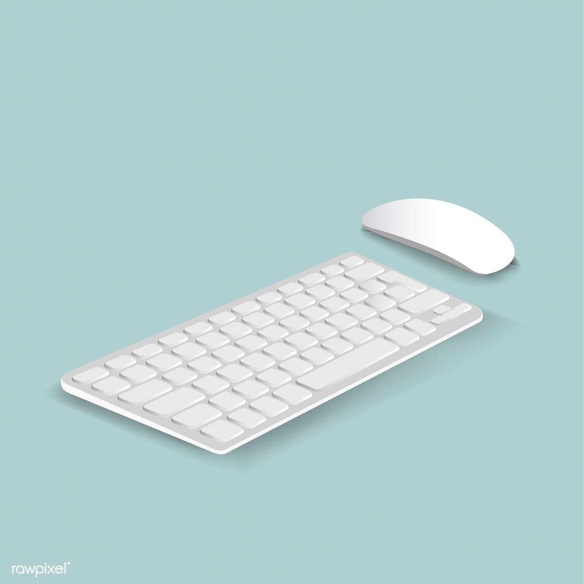 1200x1200 Vector Of Keyboard And Mouse Icon Free Image