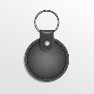 300x300 Blank Metal Round Keychain With Ring For Key Vector Geekchicpro