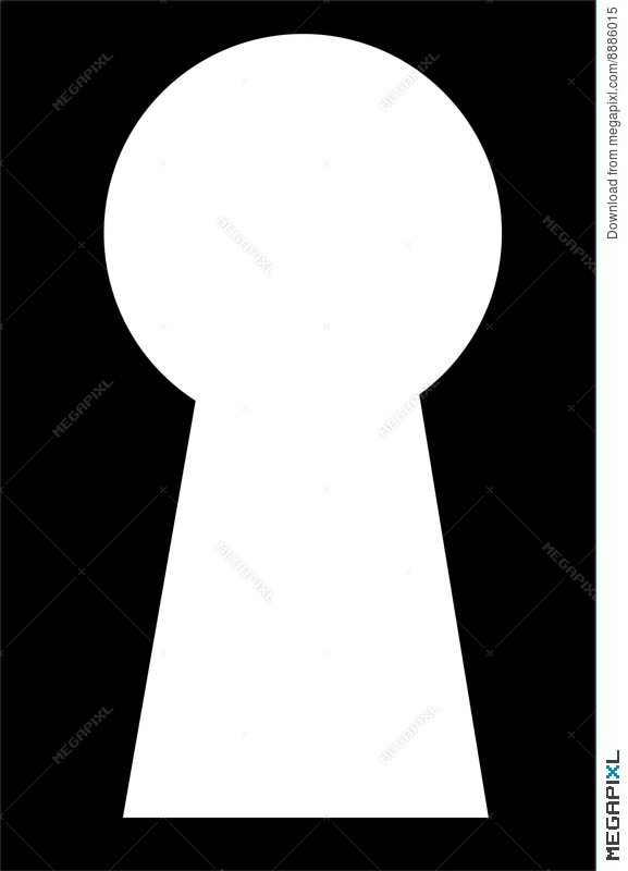 Keyhole Vector Illustration 577x800 Keyhole Vector Illustration