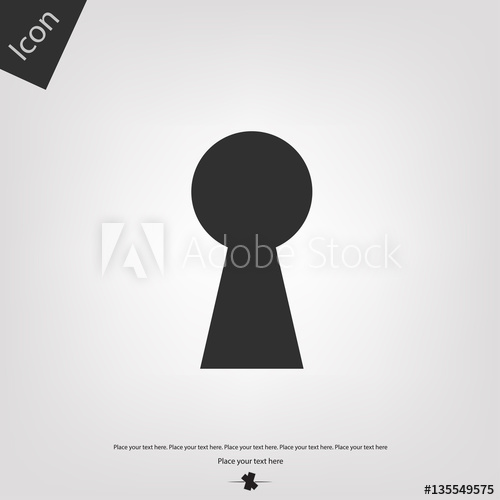 Keyhole Vector Icon 500x500 Keyhole Vector Icon