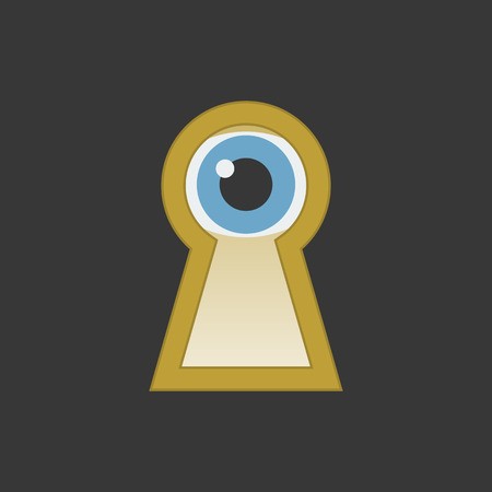 Eye In Keyhole Vector, Flat Design Icon Royalty Free Vector Graphics 450x450 Eye In Keyhole Vector, Flat Design Icon Royalty Free Vector Graphics