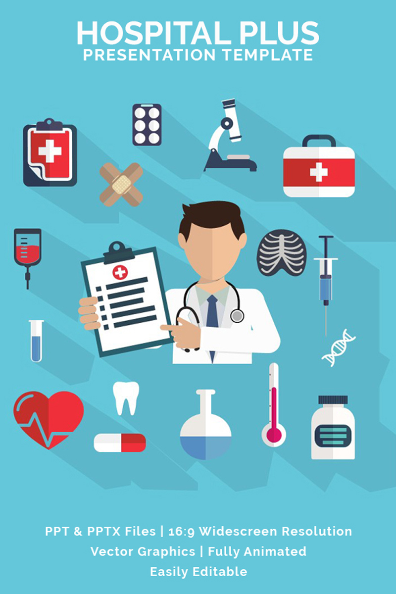 800x1200 Hospital Plus Keynote Template