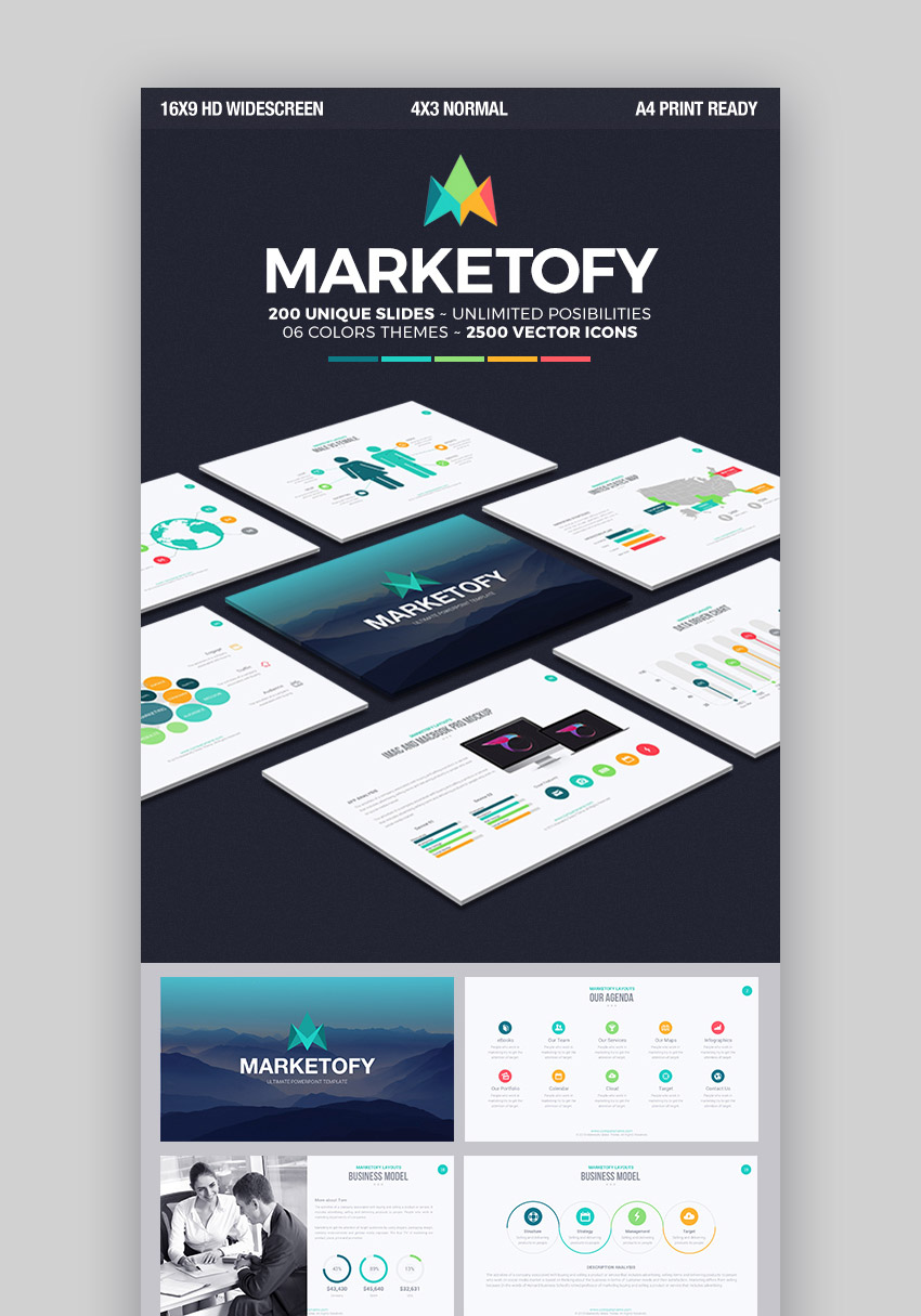 850x1215 Best Keynote Presentation Templates