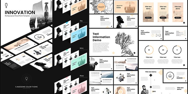 800x400 Unique Slides For Keynote Power Point Presentations