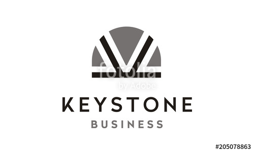 Line Art Keystone Image Logo Design Inspiration With Initial K 500x300 Line Art Keystone Image Logo Design Inspiration With Initial K