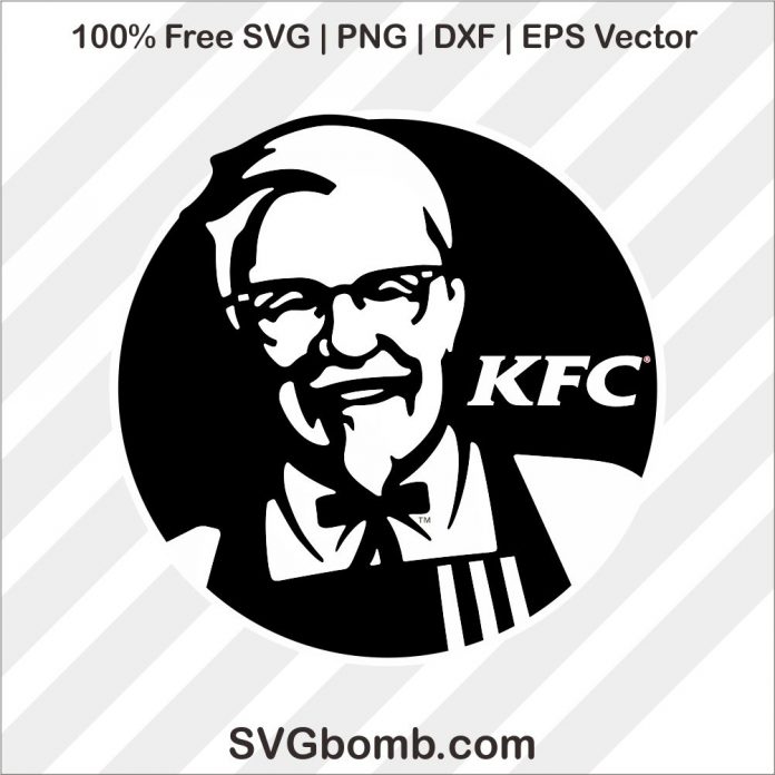696x696 Kfc Logo Black Silhouette