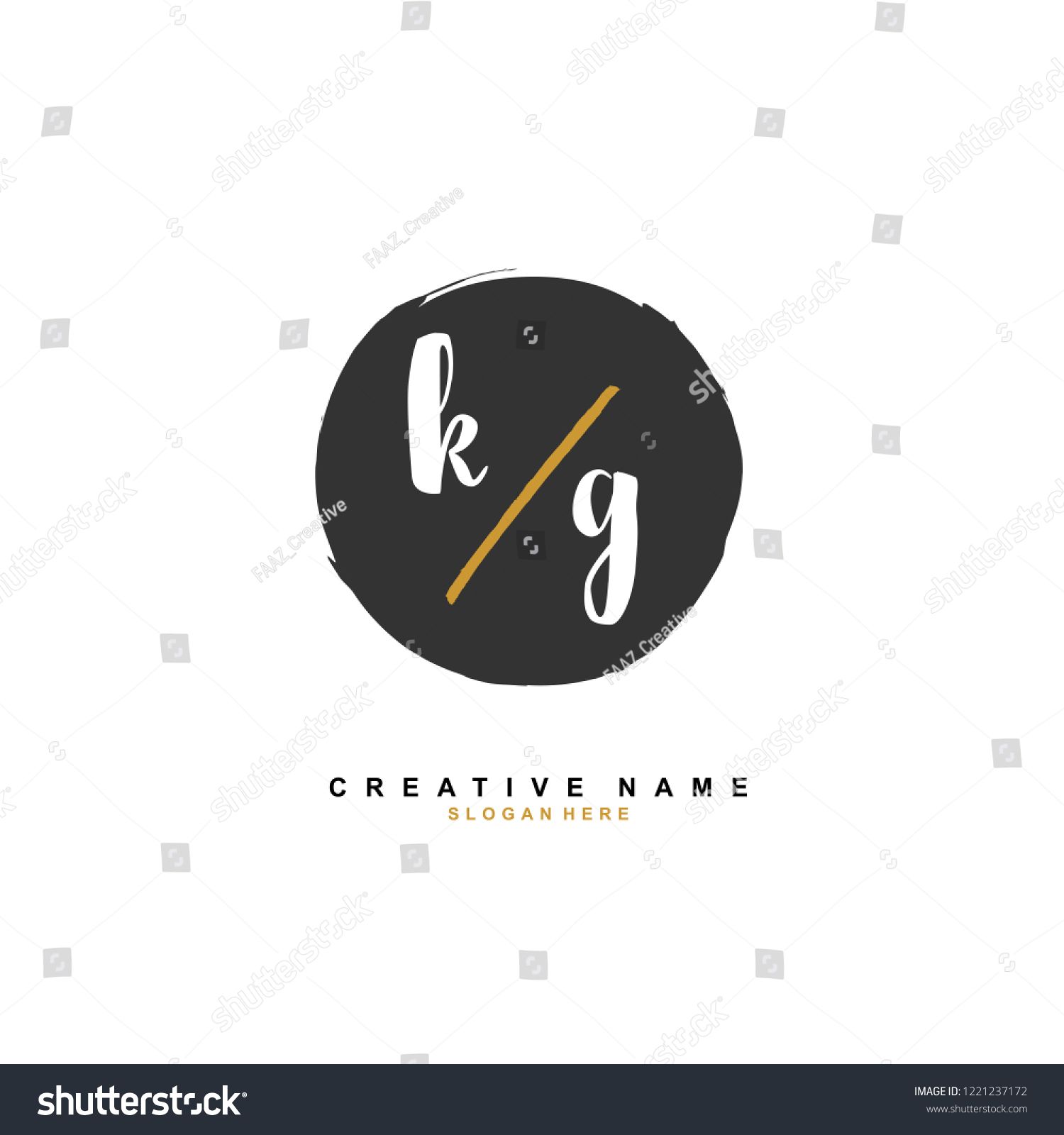 1500x1600 K G Kg Initial Logo Template Vector Initial Kg Logo Vector