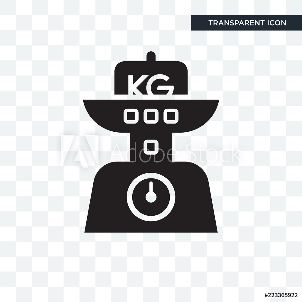 1000x1000 Photo Art Print Kilograms Vector Icon Isolated On Transparent