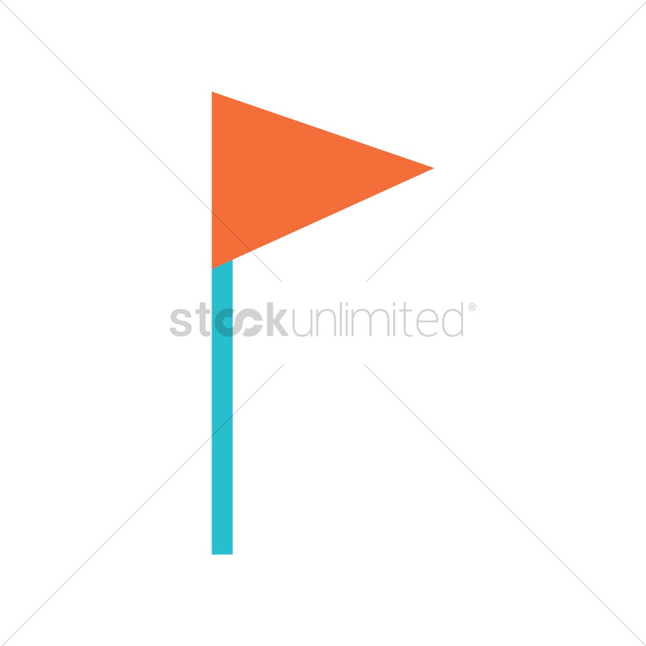 1300x1300 Corner Kick Flag Vector Image