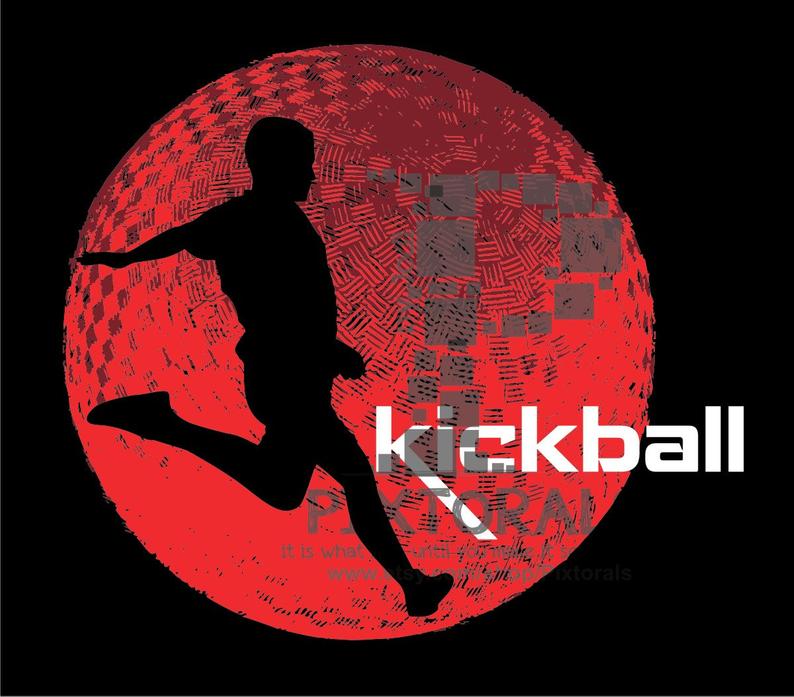 794x697 Kickball Moon Inspired Design Vector Etsy