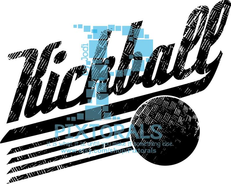 794x633 Kickball Logo Png And Formats As Vector Kickball Etsy