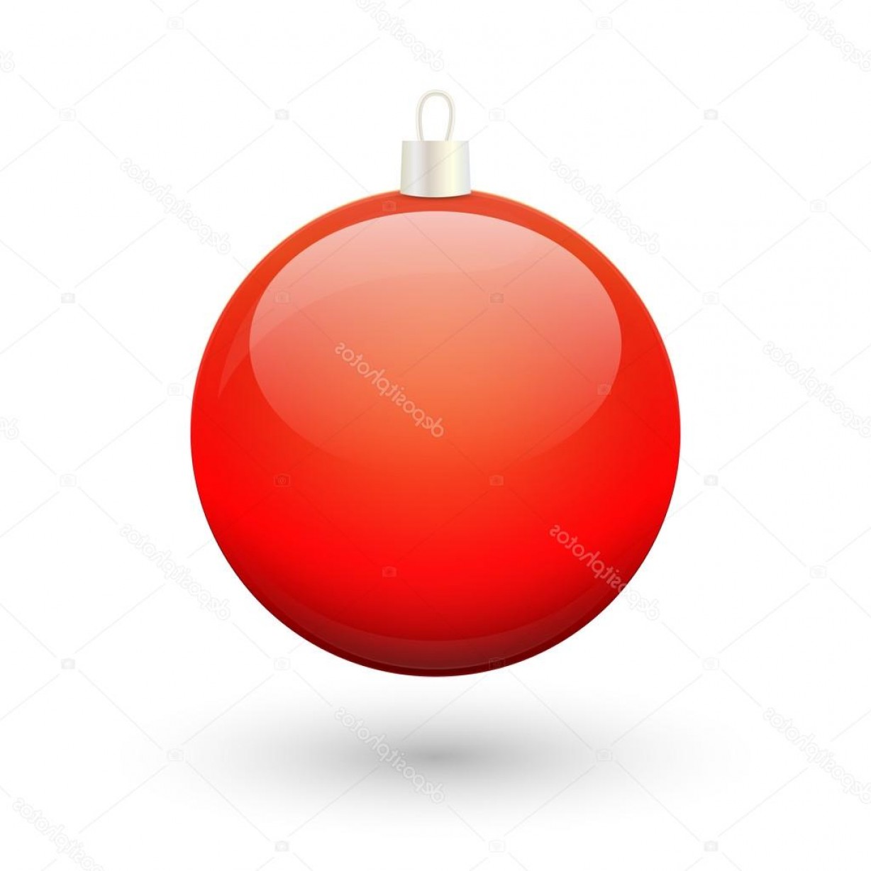 1228x1228 Stock Illustration Gradient Christmas Red Ball Vector Createmepink
