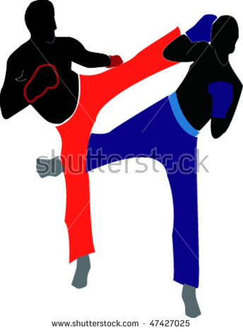 344x470 Kickboxing Stock Vector Illustration Shutterstock