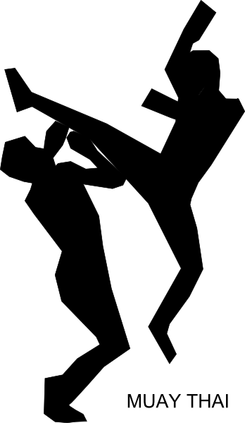 348x599 Muay Thai Kickboxing Clip Arts Download