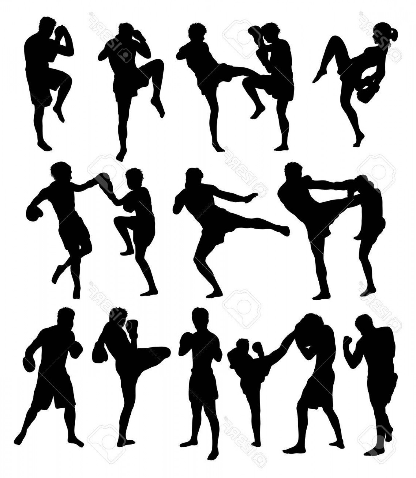 1359x1560 Ufc Kick Vector Catchsplace