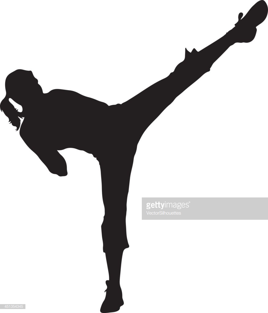 875x1024 Collection Of 'kickboxer Silhouette' Download More Than Images