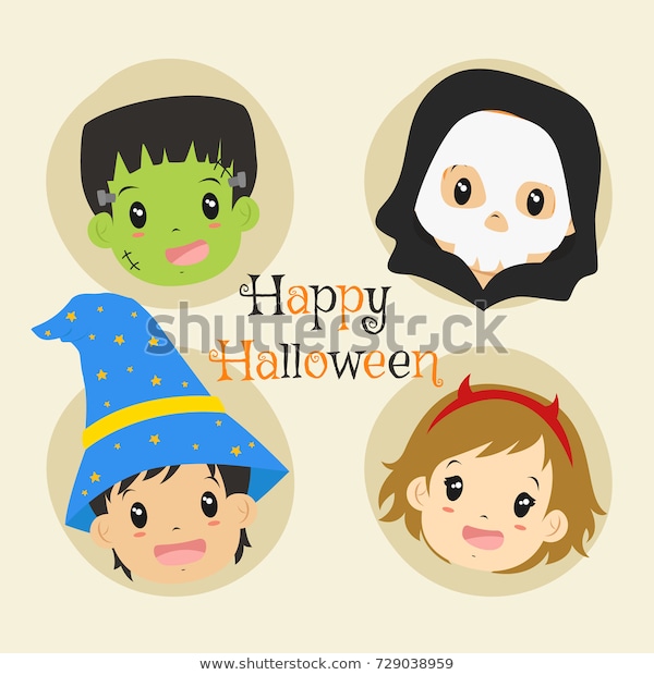600x620 Kids Halloween Devil Face Clipart
