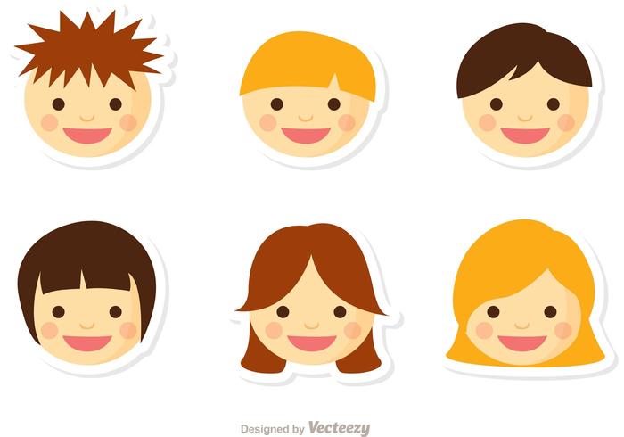 700x490 Face Vector Pack