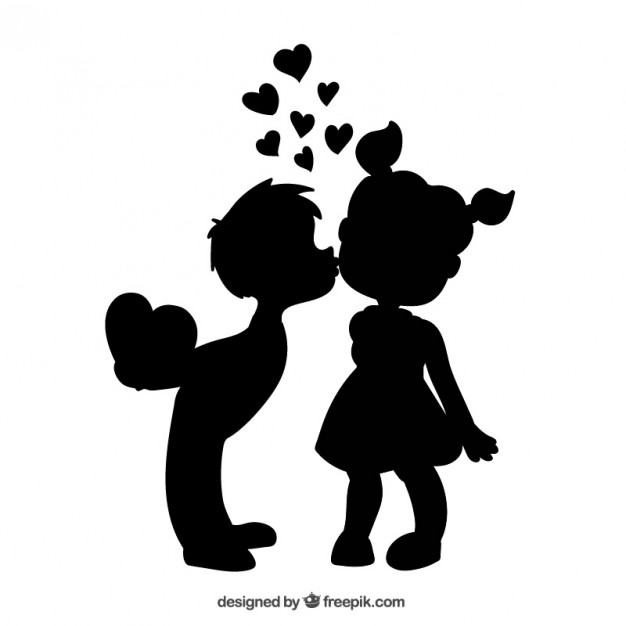 626x626 Children Silhouette Vectors, Photos And Free Download