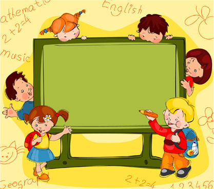 Free Download Vector School Kids Play Background Free Vector 417x368 Free Download Vector School Kids Play Background Free Vector