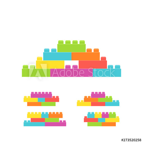 Building Blocks Baby Toy Plastic Bricks Vector Set Kids Toys 500x500 Building Blocks Baby Toy Plastic Bricks Vector Set Kids Toys