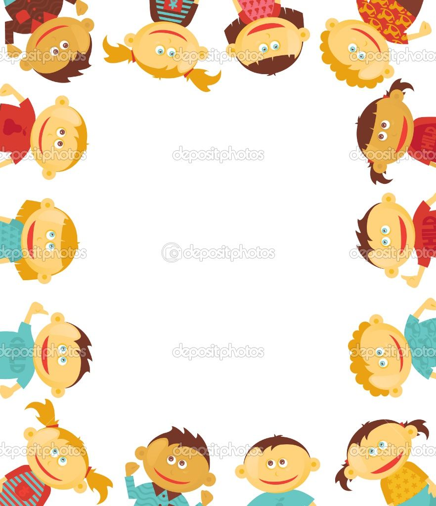 Free Borders For Word Documents Children Border Stock Vector 882x1024 Free Borders For Word Documents Children Border Stock Vector