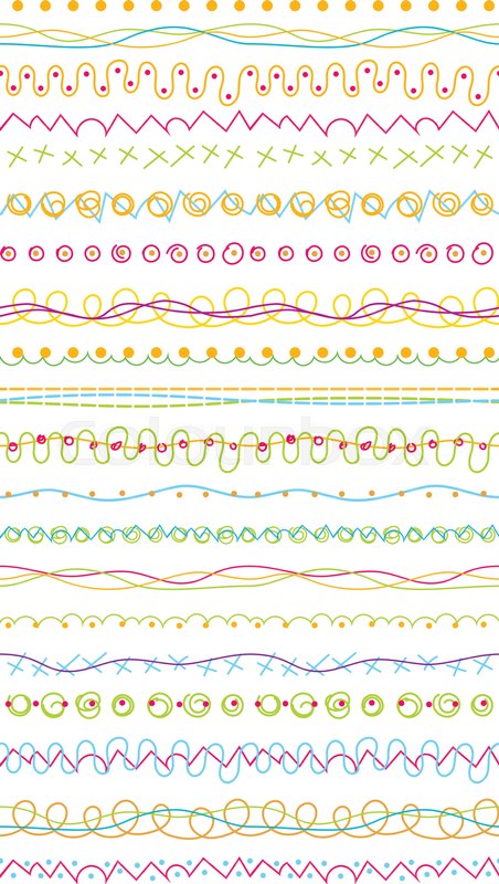 Ornamental Doodle Border Seamless Stock Vector Colourbox 452x800 Ornamental Doodle Border Seamless Stock Vector Colourbox