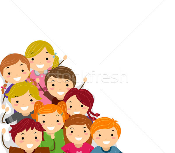 Stickman Kids Border Vector Illustration Lenm 600x527 Stickman Kids Border Vector Illustration Lenm