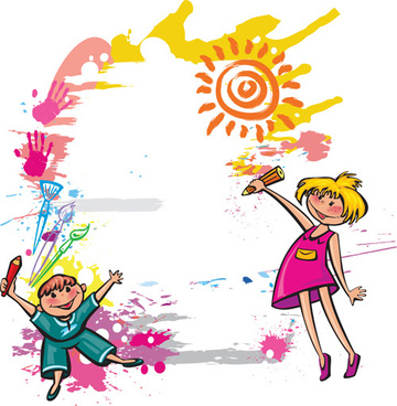 Vector Cute Kids Borders Free Vector Download 360x368 Vector Cute Kids Borders Free Vector Download