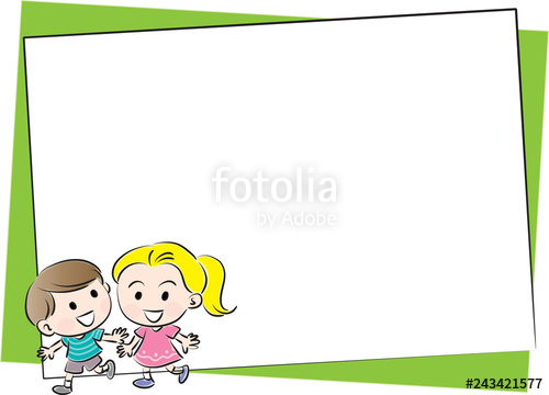 School Kids With Border Stock Image And Royalty Free Vector 500x360 School Kids With Border Stock Image And Royalty Free Vector