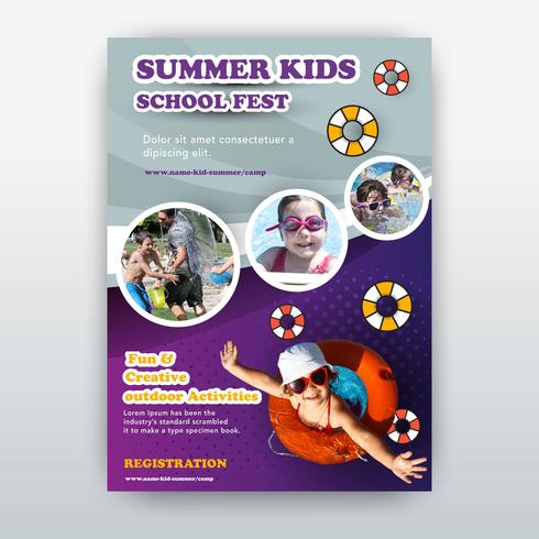 490x490 Summer Kids Flyer