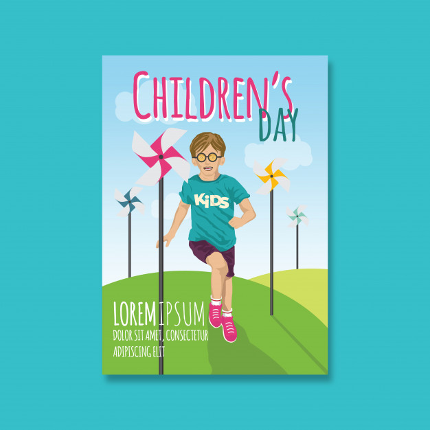 626x626 Children's Day Flyer Vector Premium Download