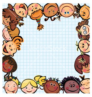 380x400 Kids Frame Vector On Vectorstock Art For My Walls Borders