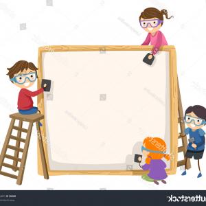 300x300 Colorful Stickman Illustration Featuring Little Kids Handandbeak