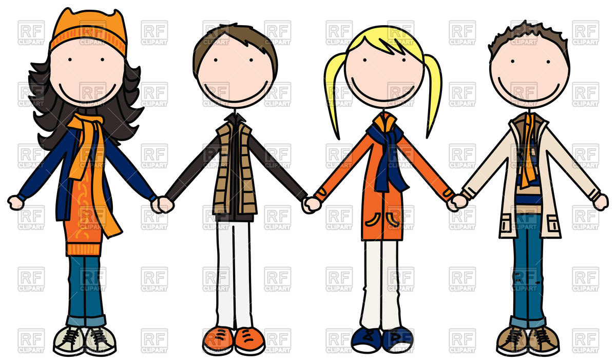 1200x709 Kids Holding Hands Vector Image Of People Nahhan
