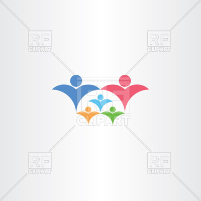 400x400 Family Rich With Kids Icon Vector Image Of Icons And Emblems
