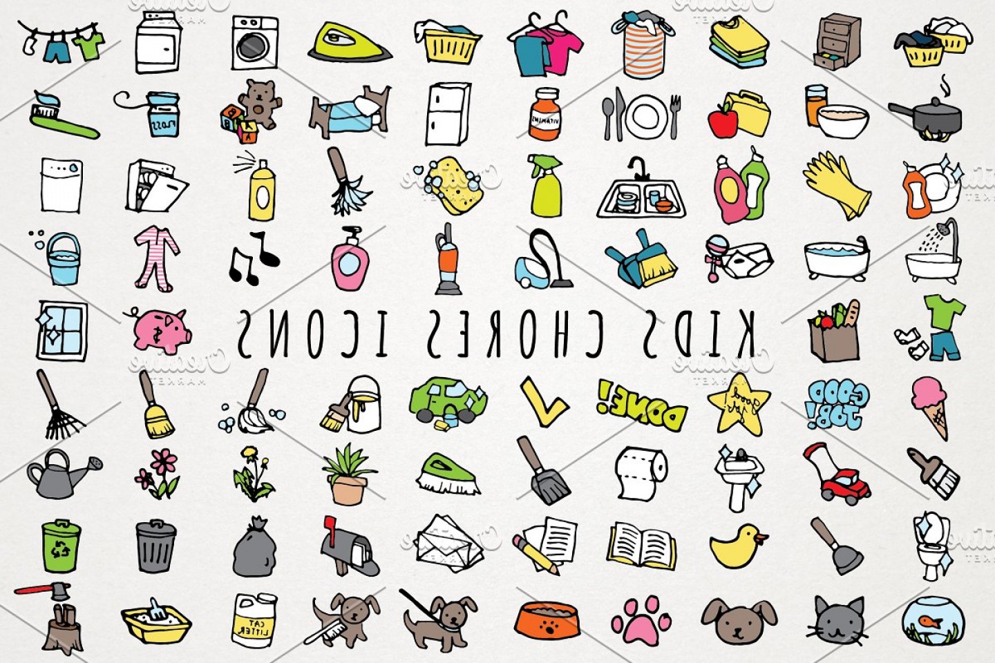 1440x960 Household Chores Icon Vector Hoodamathrun