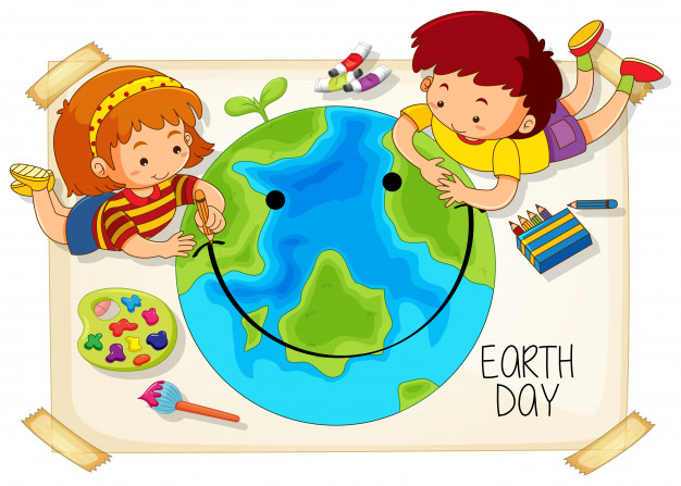 626x447 Children And Earth Day Icon Vector Free Download