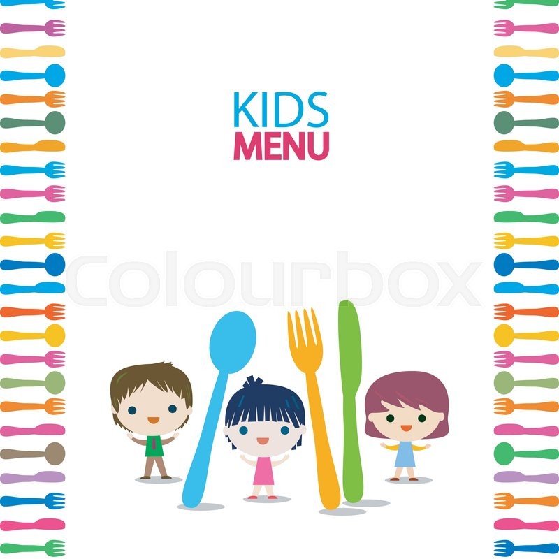 Menu Kids Background Design Stock Vector Colourbox 800x800 Menu Kids Background Design Stock Vector Colourbox