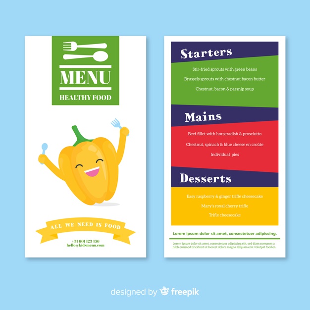Restaurant Kids Menu Vector Free Download 626x626 Restaurant Kids Menu Vector Free Download