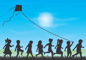 Kids Silhouette Free Vector Art 286x200 Kids Silhouette Free Vector Art