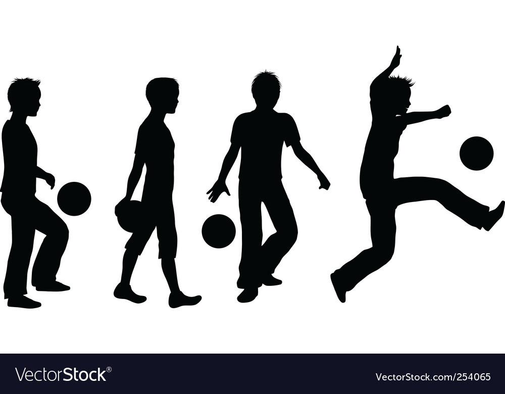 Kids Silhouette Playing 1000x780 Kids Silhouette Playing