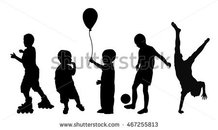 450x268 Kids Silhouette Playing