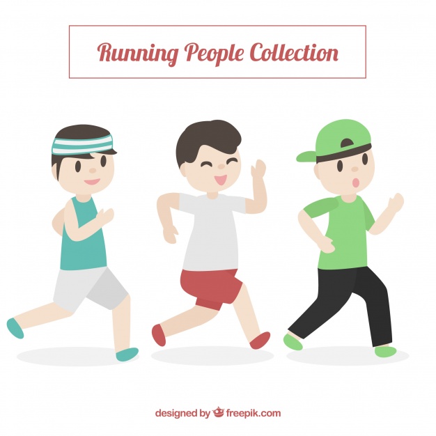 Set Of Three Cute Kids Running Vector Free Download 626x626 Set Of Three Cute Kids Running Vector Free Download