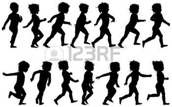 Kids Playing Child Running, Black Silhouettes, Fourteen Different 350x218 Kids Playing Child Running, Black Silhouettes, Fourteen Different