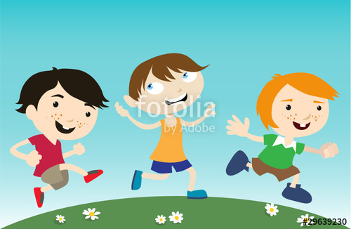 Kids Running Vector Stock Image And Royalty Free Vector 500x326 Kids Running Vector Stock Image And Royalty Free Vector