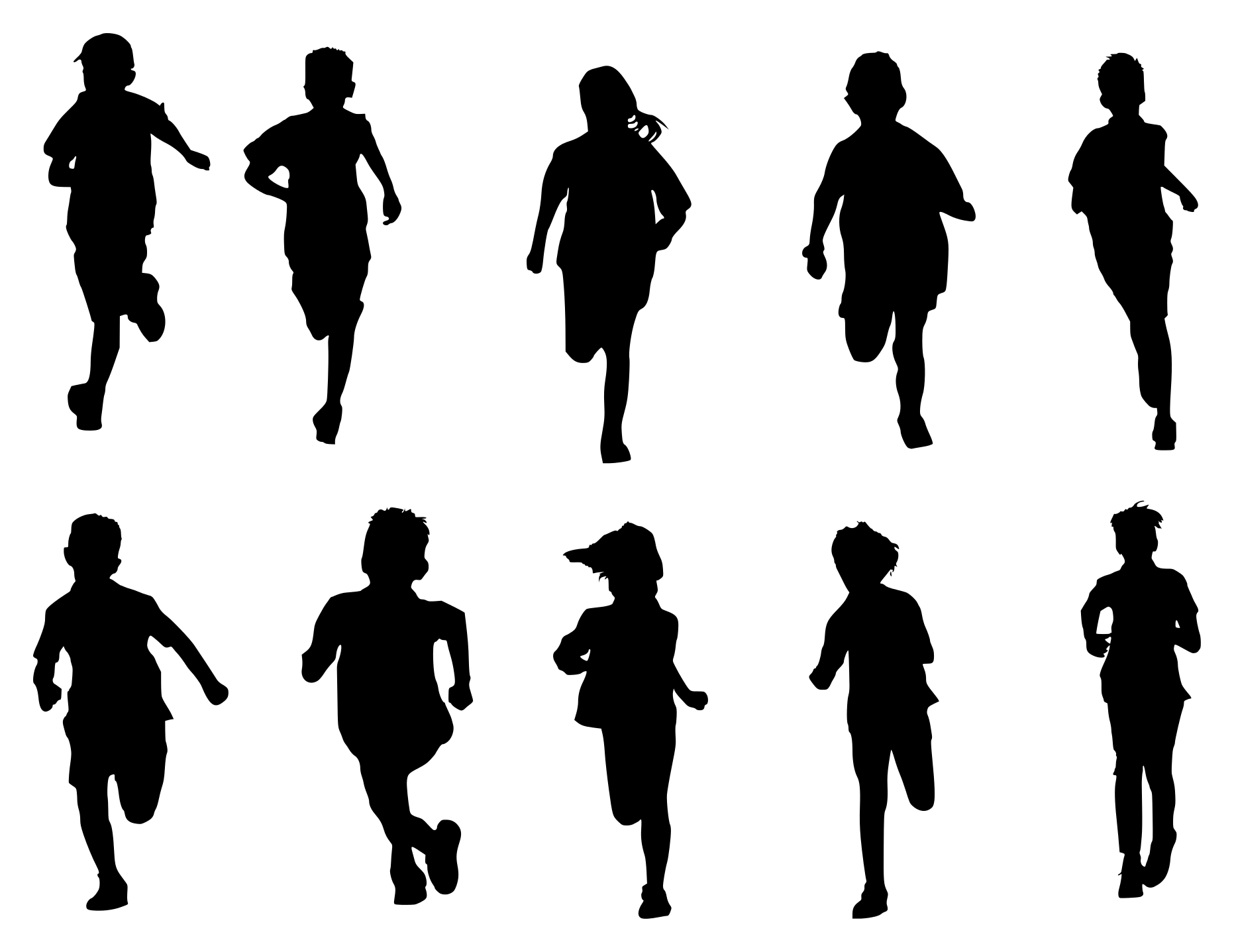Huge Collection Of 'children Running Silhouette' Download More 1863x1437 Huge Collection Of 'children Running Silhouette' Download More
