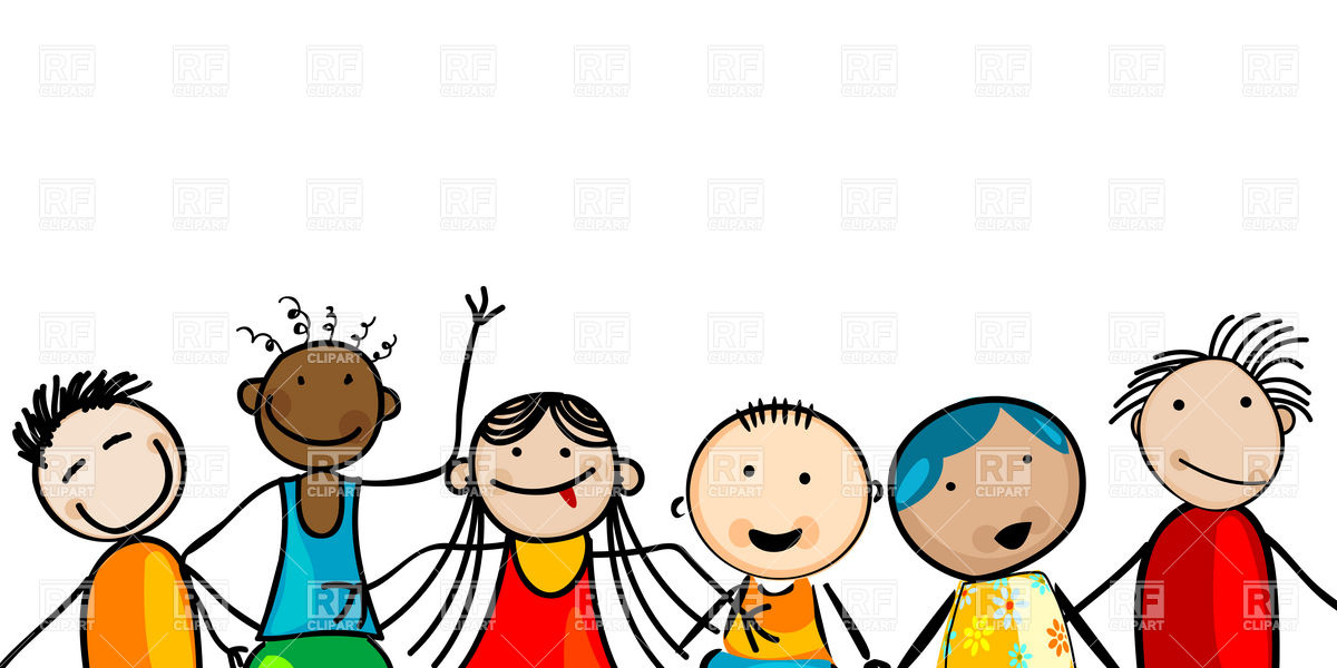1200x600 Faces Of Smiling, Multiethnic Kids Vector Image Of People Lirch