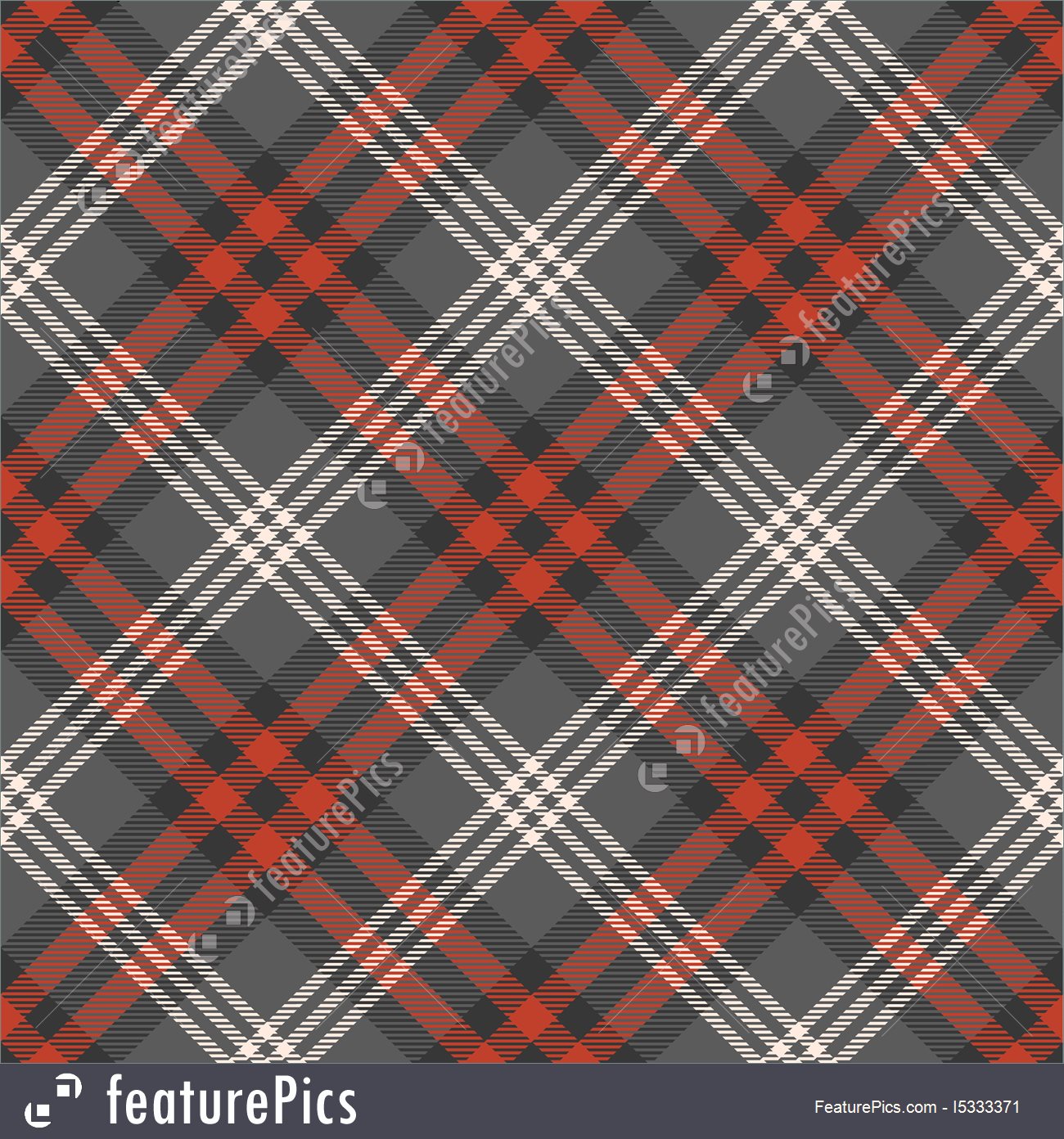 Seamless Tartan Vector Pattern 1300x1392 Seamless Tartan Vector Pattern